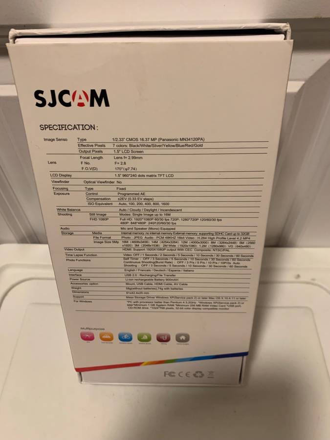 NEW SJCAM SJ5000 WIFI 14MP Wide Angle 1080P HD Waterproof Camera image indicator(3)