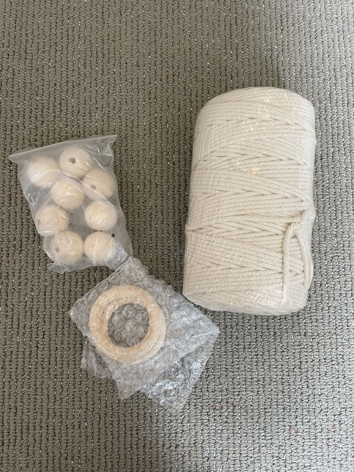 Macrame supplies