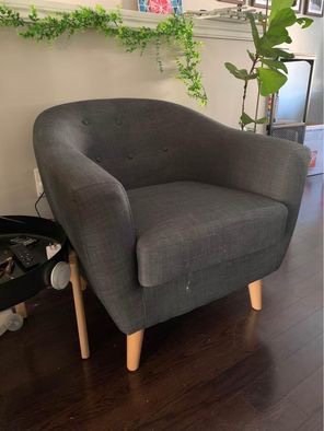 Accent Chair (Dark Grey) - photo 2