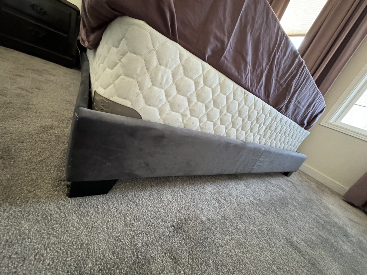 Double bed with mattress and base - photo 4