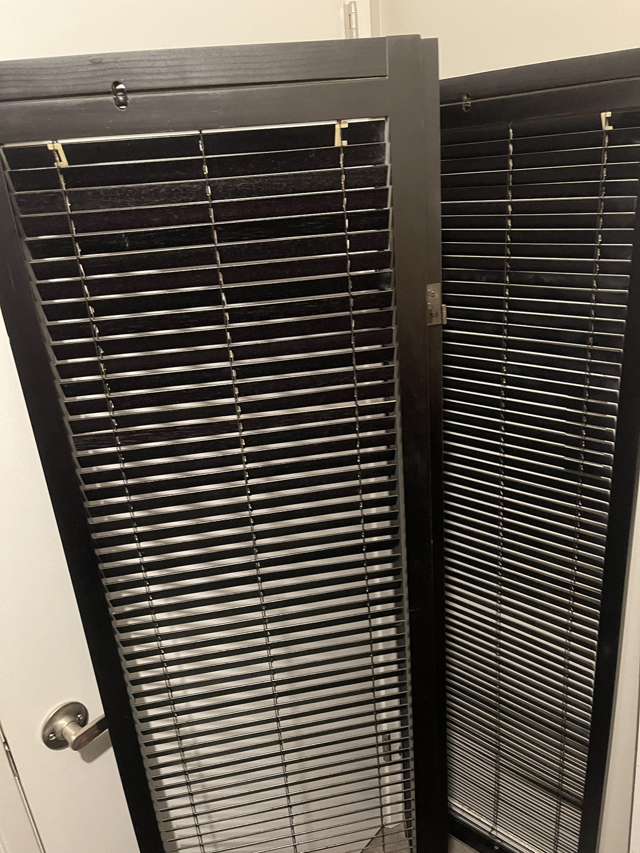Dark Brown Wood Room Divider - photo 5