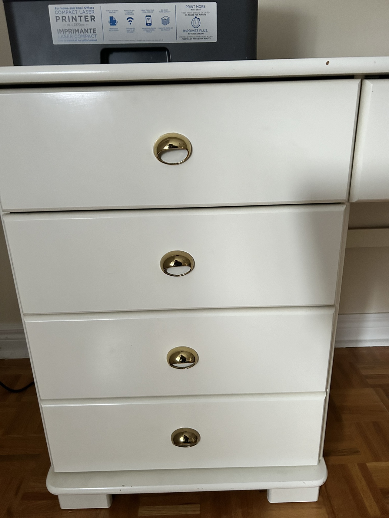 White Children’s Desk made by Morigeau - photo 2