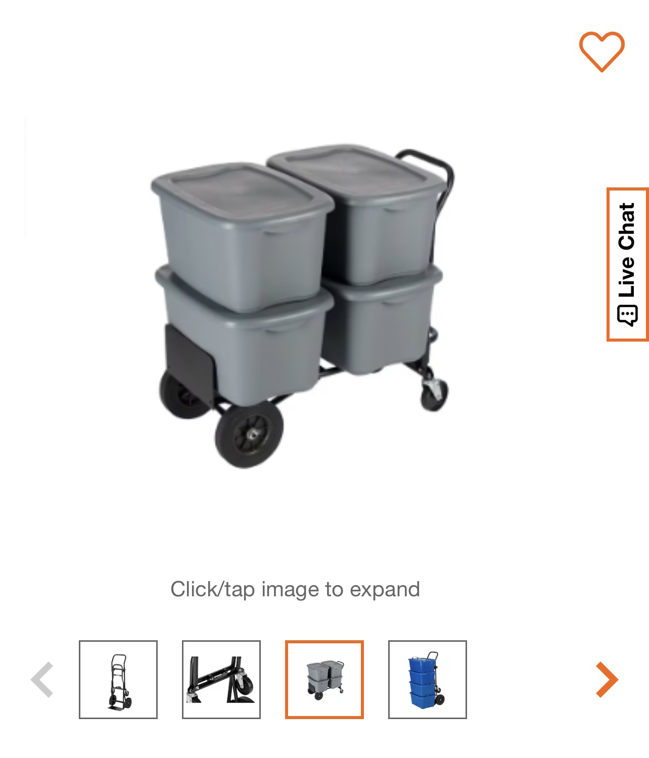 Husky Quick Latch 2-1 Convertible Dolly / Hand truck image indicator(2)