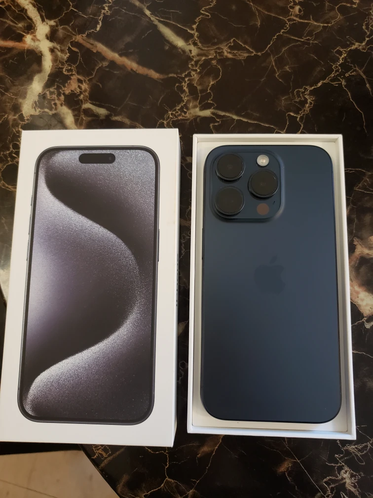 BRAND NEW IPHONE 15 PRO 128GB BLUE FOR SALE - photo 4