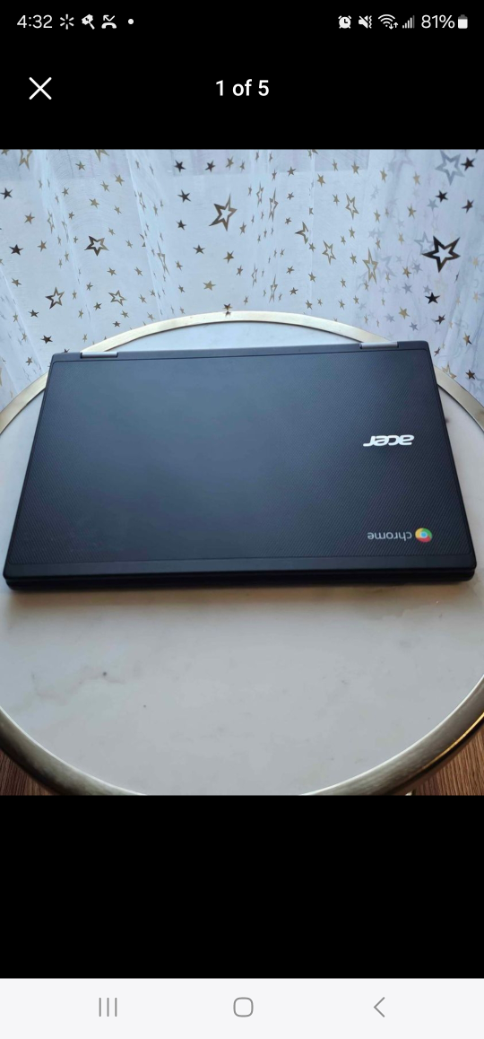 Acer : foldable touchscreen Chromebook ,    + Charger