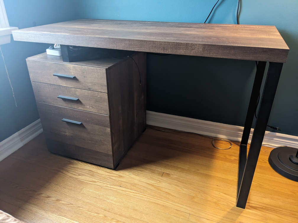 Wood and metal Desk