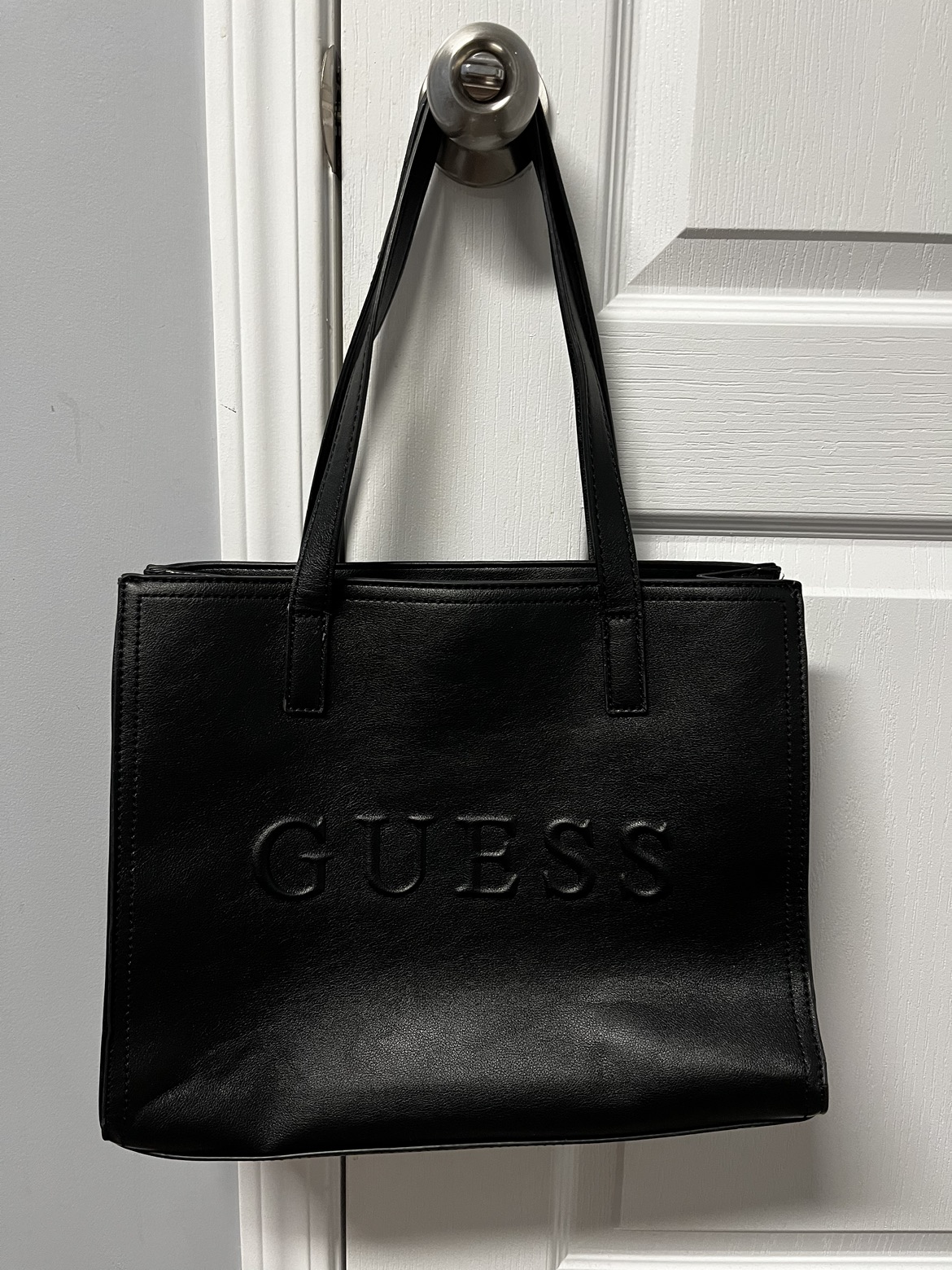 Guess leather tote bag thumbnail