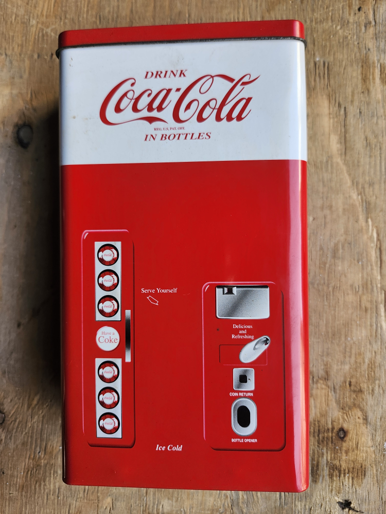 Coca-Cola Tin w/4 Glasses thumbnail