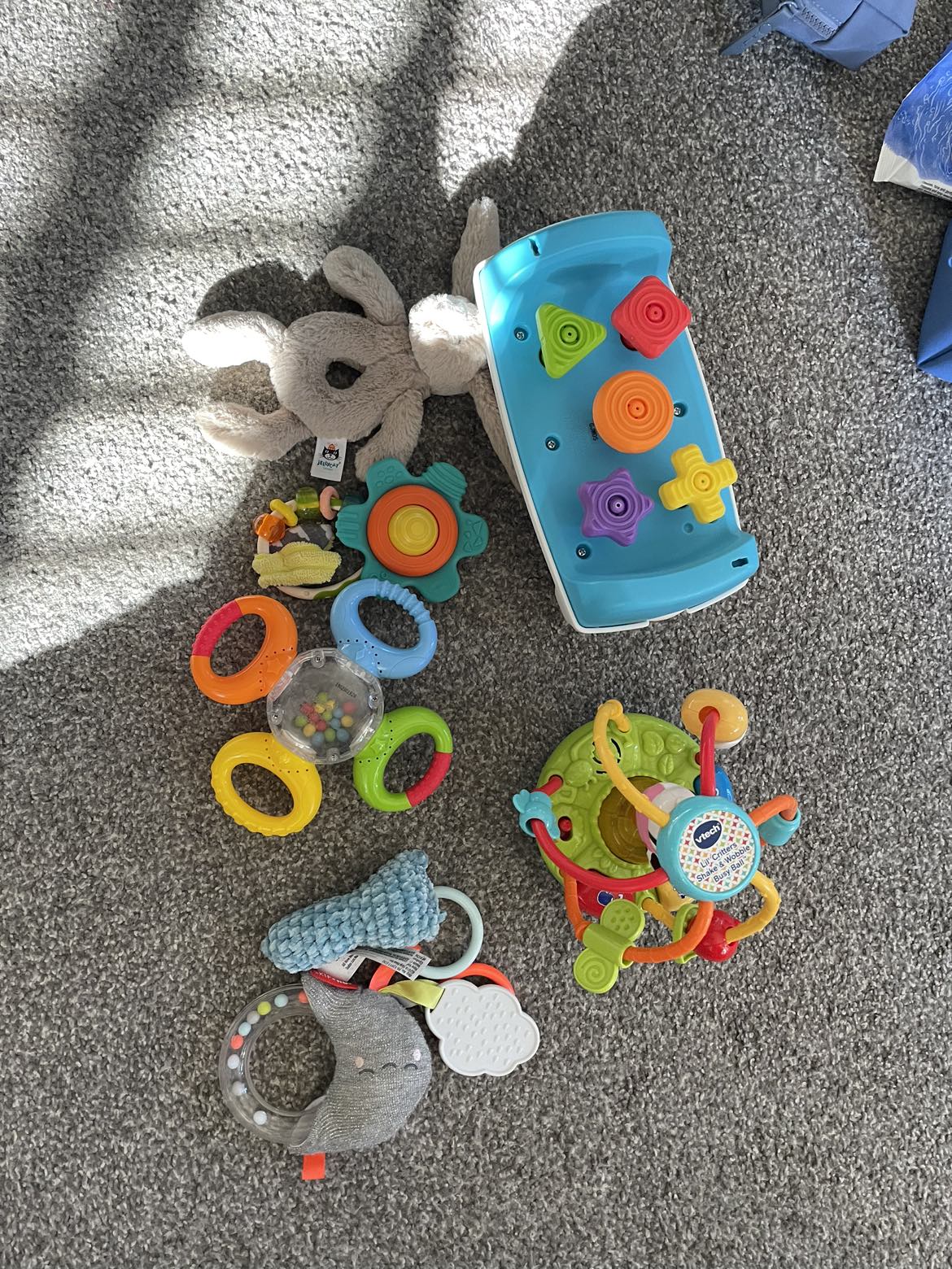 Assorted baby toys