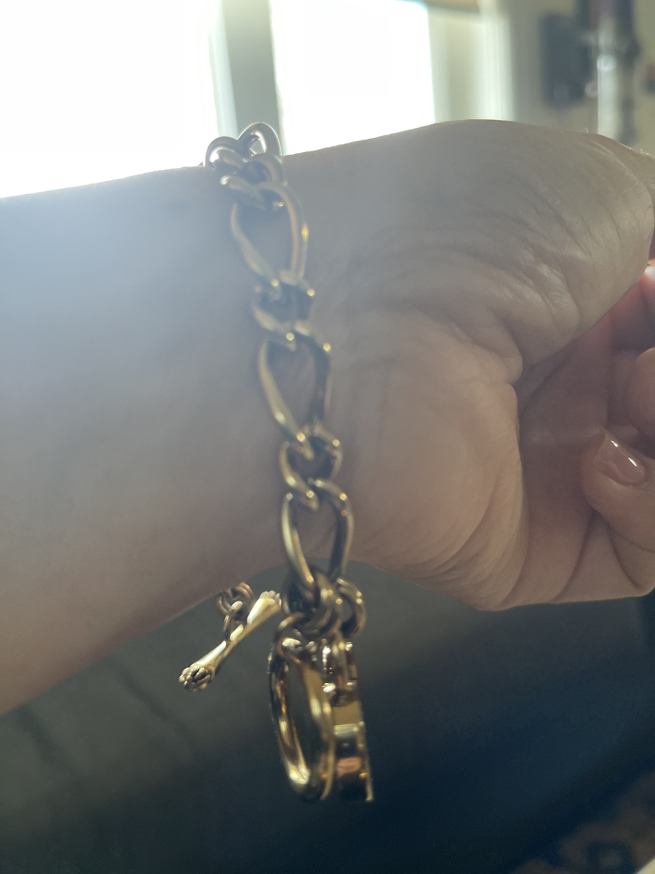 Juicy couture gold tone bracelet thumbnail