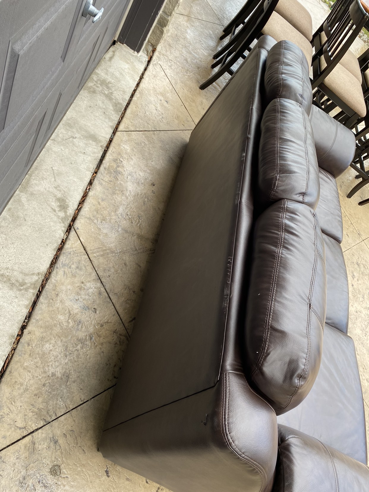 Italian Leather 3-Seater Couch - photo 4