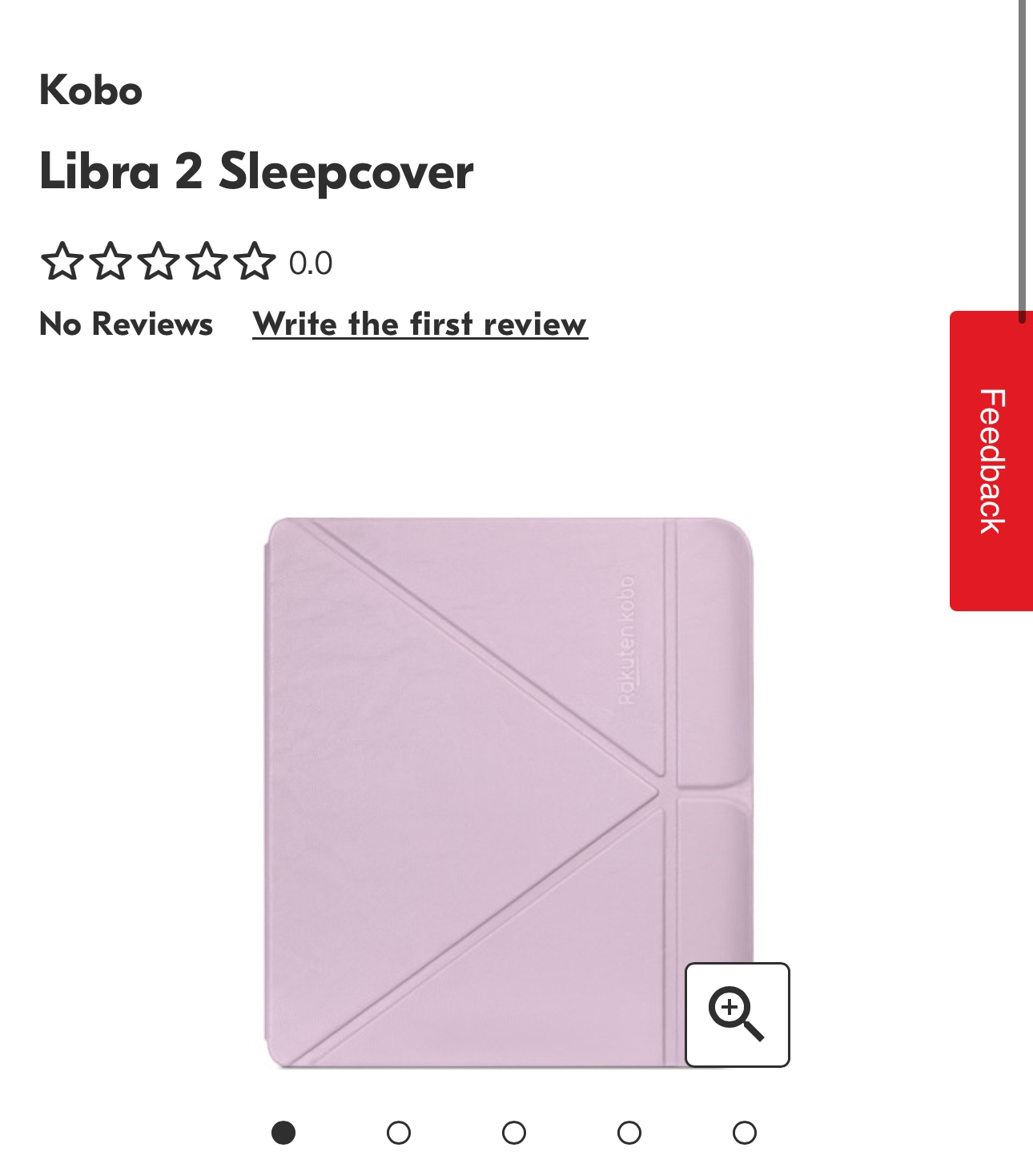 Kobo Libra 2 SleepCover Case (Lavender)