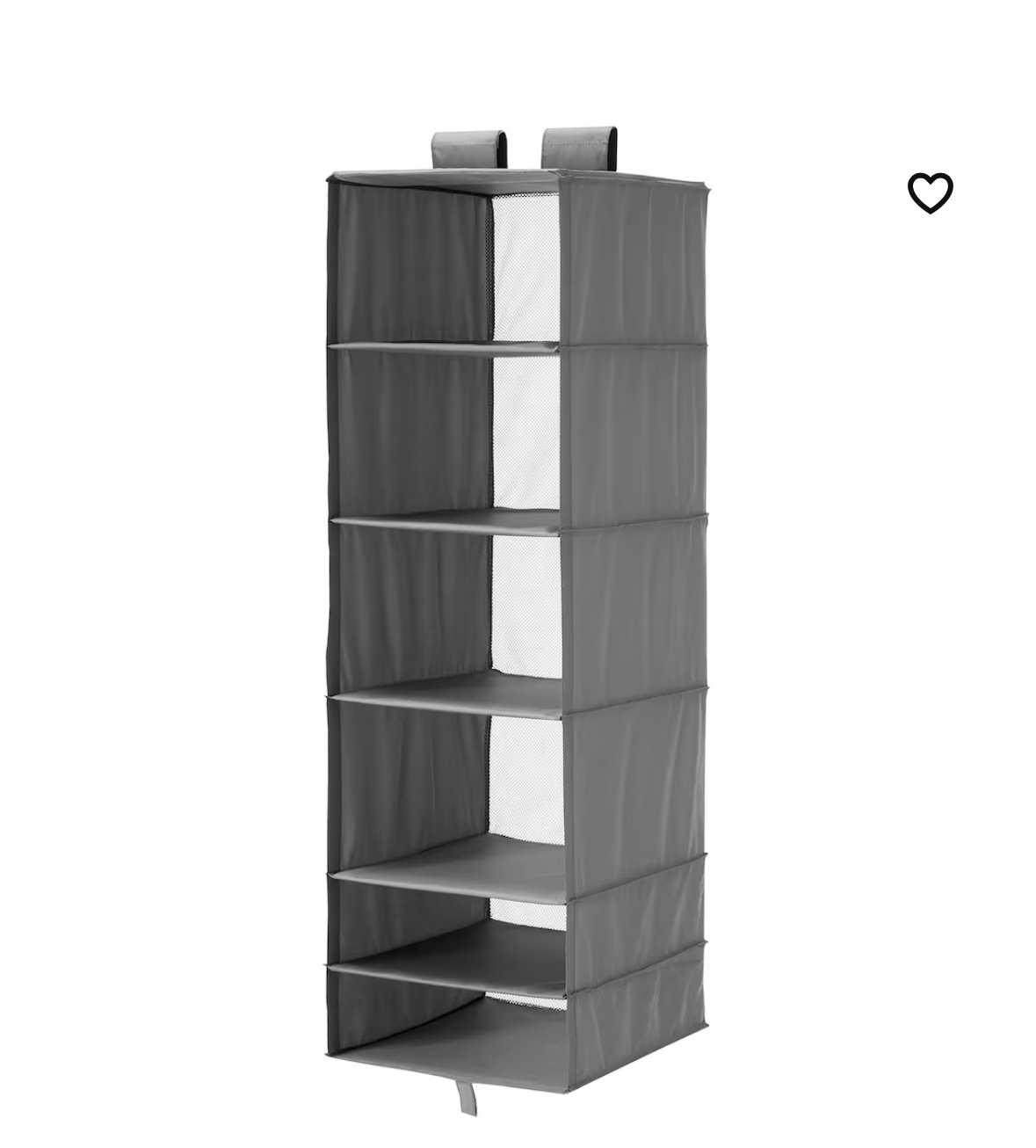 IKEA - Organizer with 6 compartments, dark gray, 35x45x125 cm - photo 2