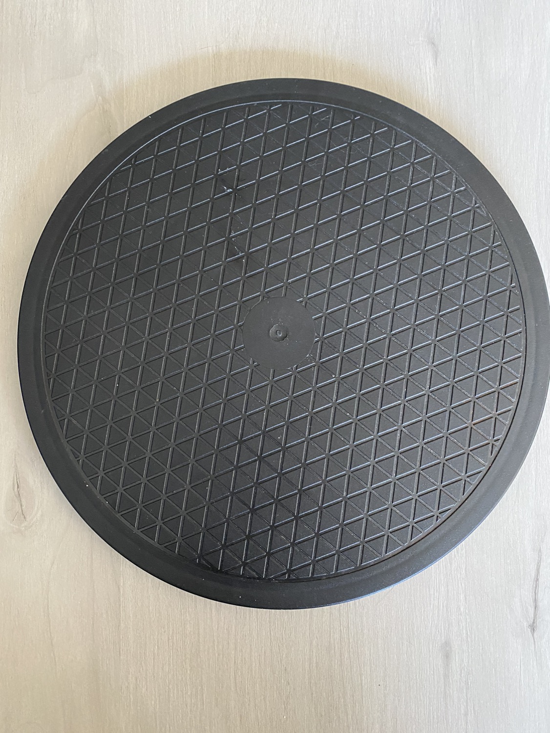 Black lazy Susan.  12”