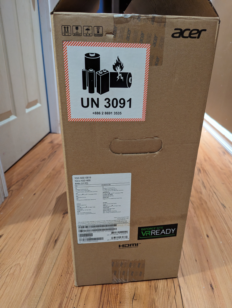 Acer Nitro VR ready PC with Extras 1660Ti  I7-9700 Upgraded Ram - photo 2