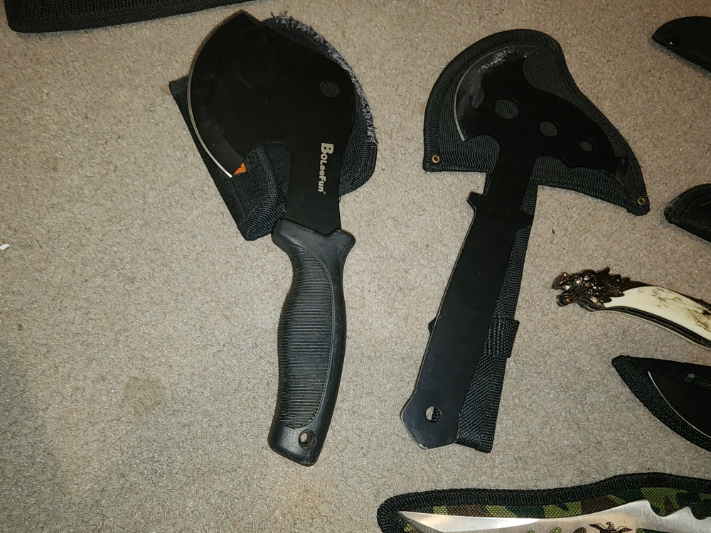 various throwing and display knives, swords, hatchets - photo 5
