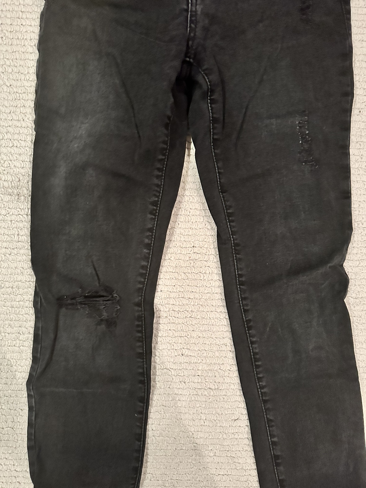 🆕 Black Denim Pants image indicator(2)