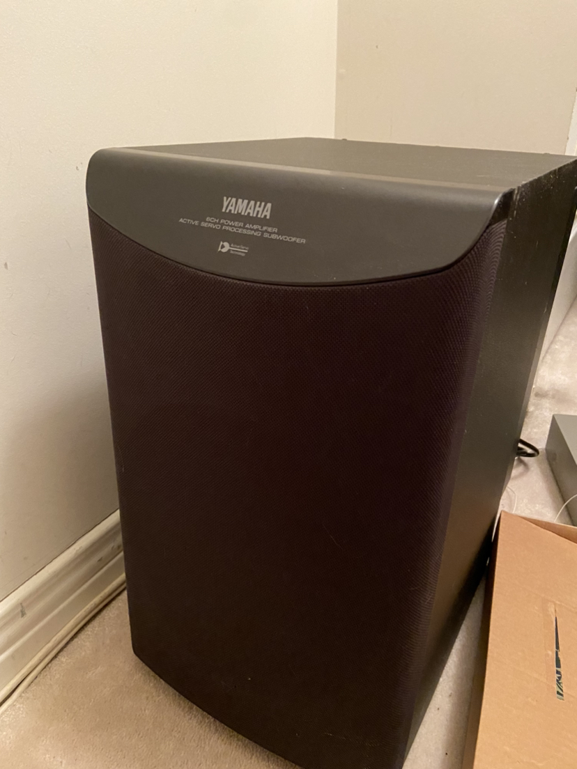 Yamaha Subwoofer and Speakers thumbnail