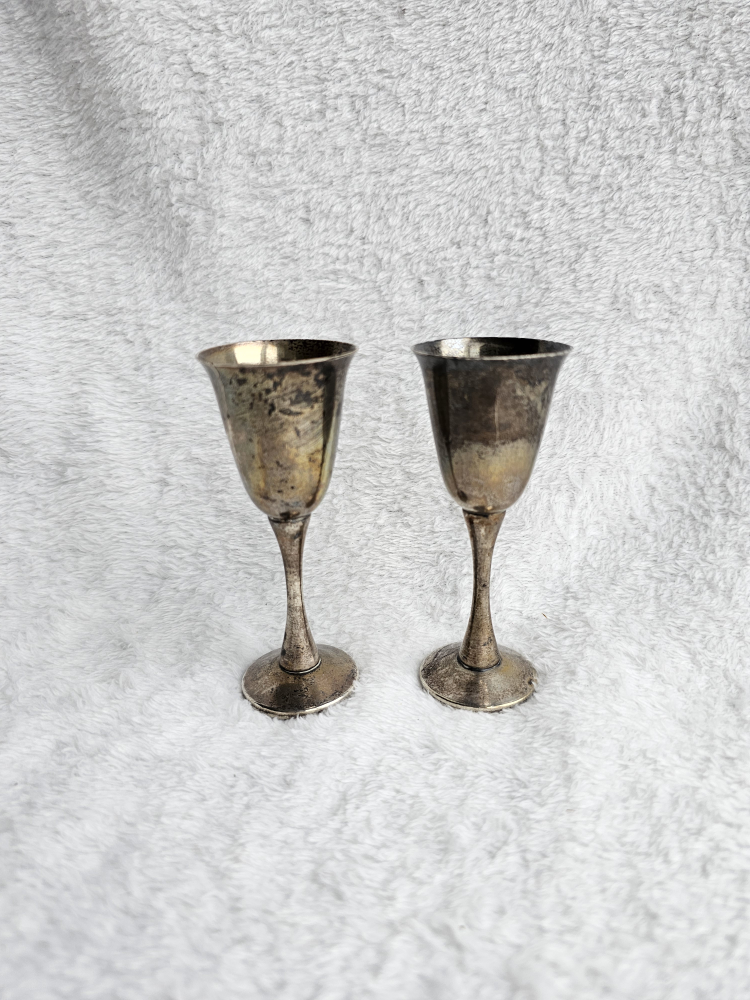 Vintage Silver Plated Goblets - EP Brass, Spain image indicator(3)