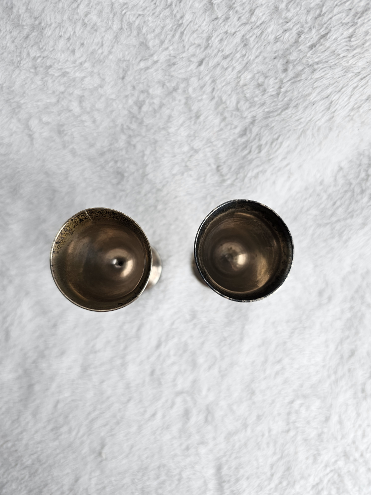 Vintage Silver Plated Goblets - EP Brass, Spain image indicator(5)