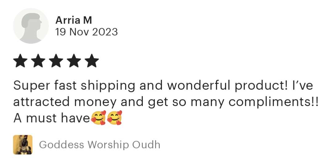 🥀 "Goddess" Rose Oudh Concentrated Perfume Oil image indicator(4)