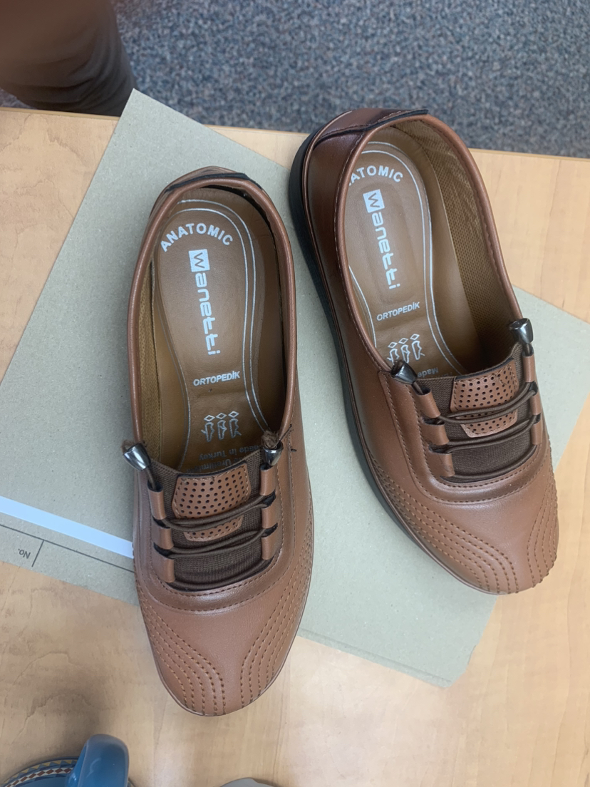 Brown shoes