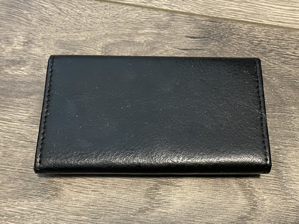 Unisex leather wallet key holder image indicator(3)