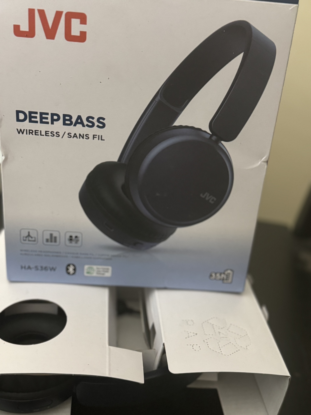 Jvc deep bass wireless headphone Ha-36W - photo 3