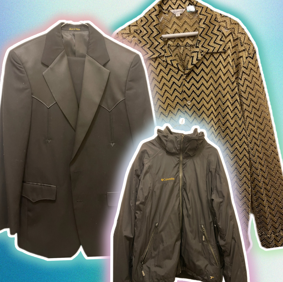 1 Suit 👔 & 1 Style Chic Shirt 👕 Columbia Titanium Coat L/ 5 Ties - photo 3