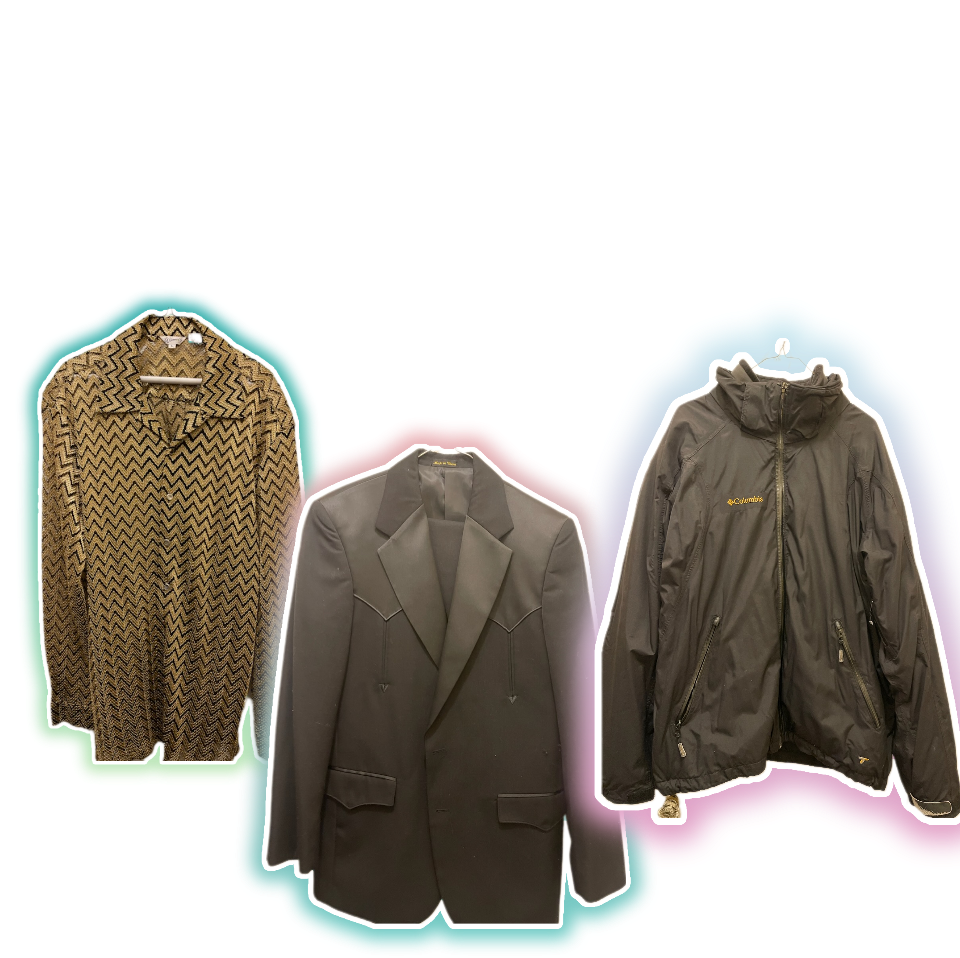 1 Suit 👔 & 1 Style Chic Shirt 👕 Columbia Titanium Coat L/ 5 Ties - photo 4