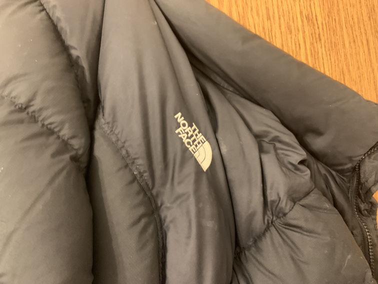 North face black puff padding jacket - photo 2