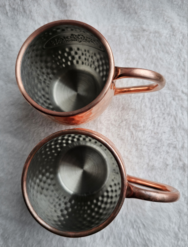 2x The Canadian Brewhouse Hammered Metal Moscow Mule Mugs image indicator(6)