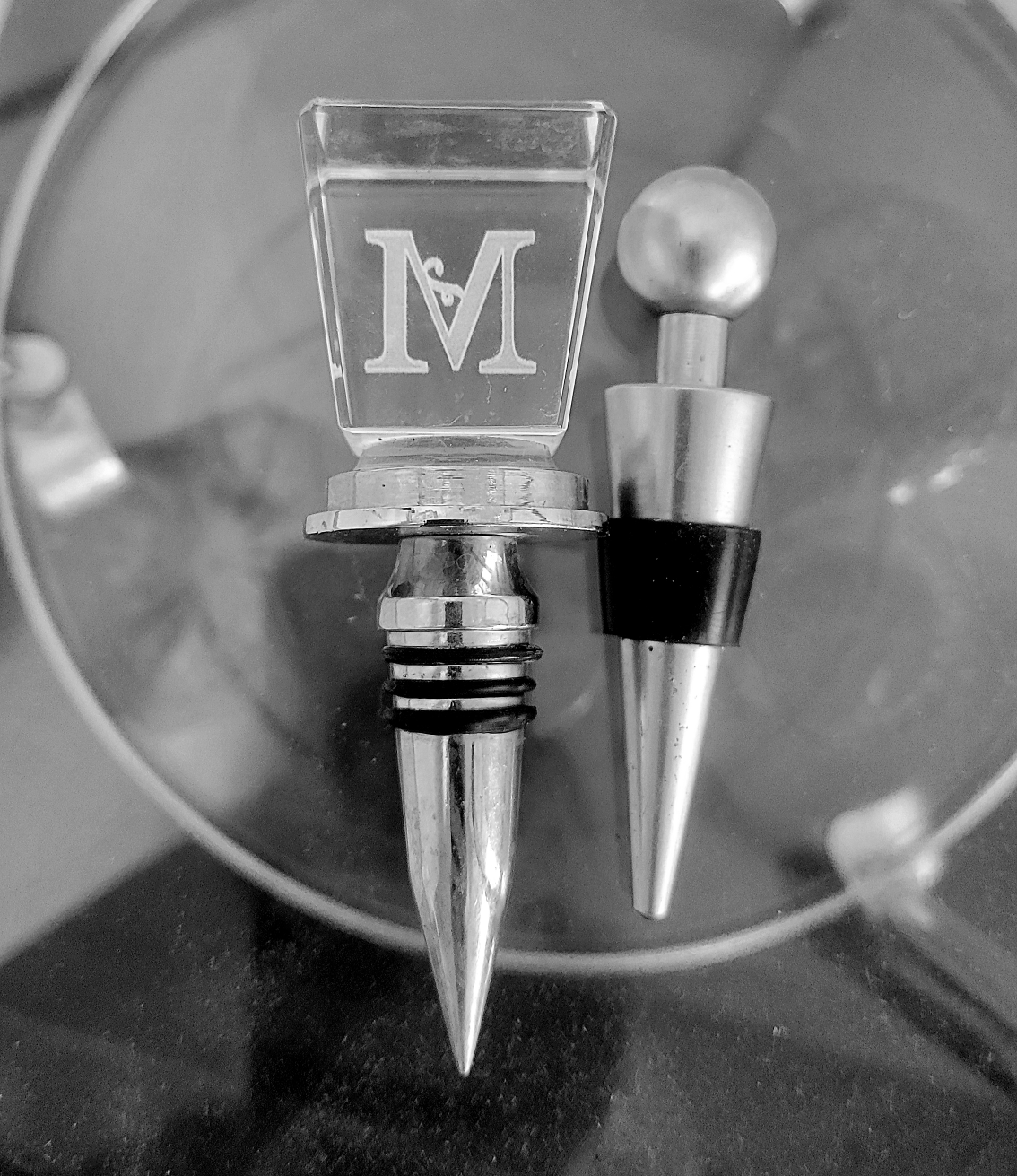 9pc Crystal Glassware Bar Set + Bar Stand image indicator(4)