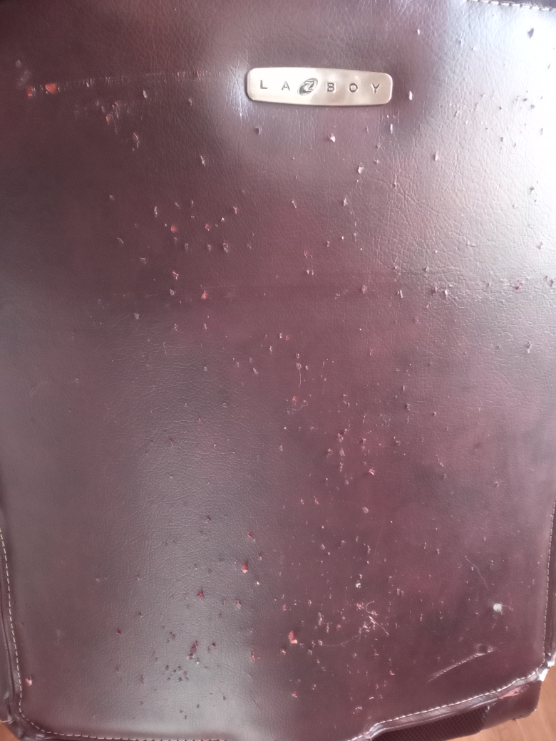 Comfy leather lazy boy computer chair image indicator(3)