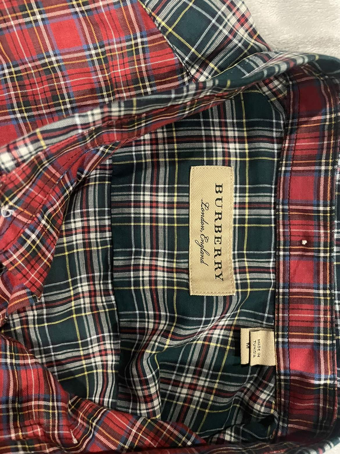 Burberry Men’s Shirt Size Medium