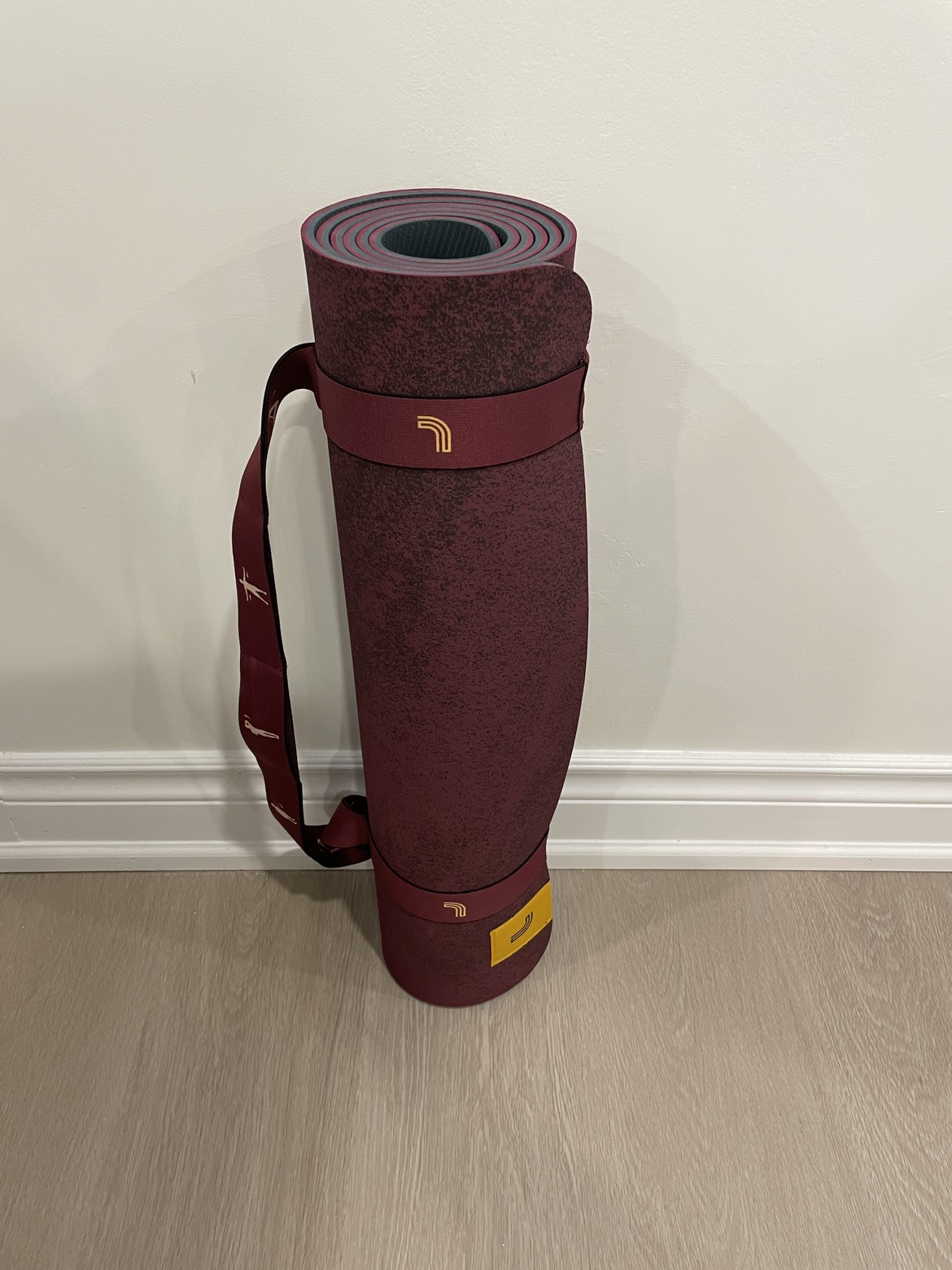 Lole Double Sided Yoga Mat with Strap