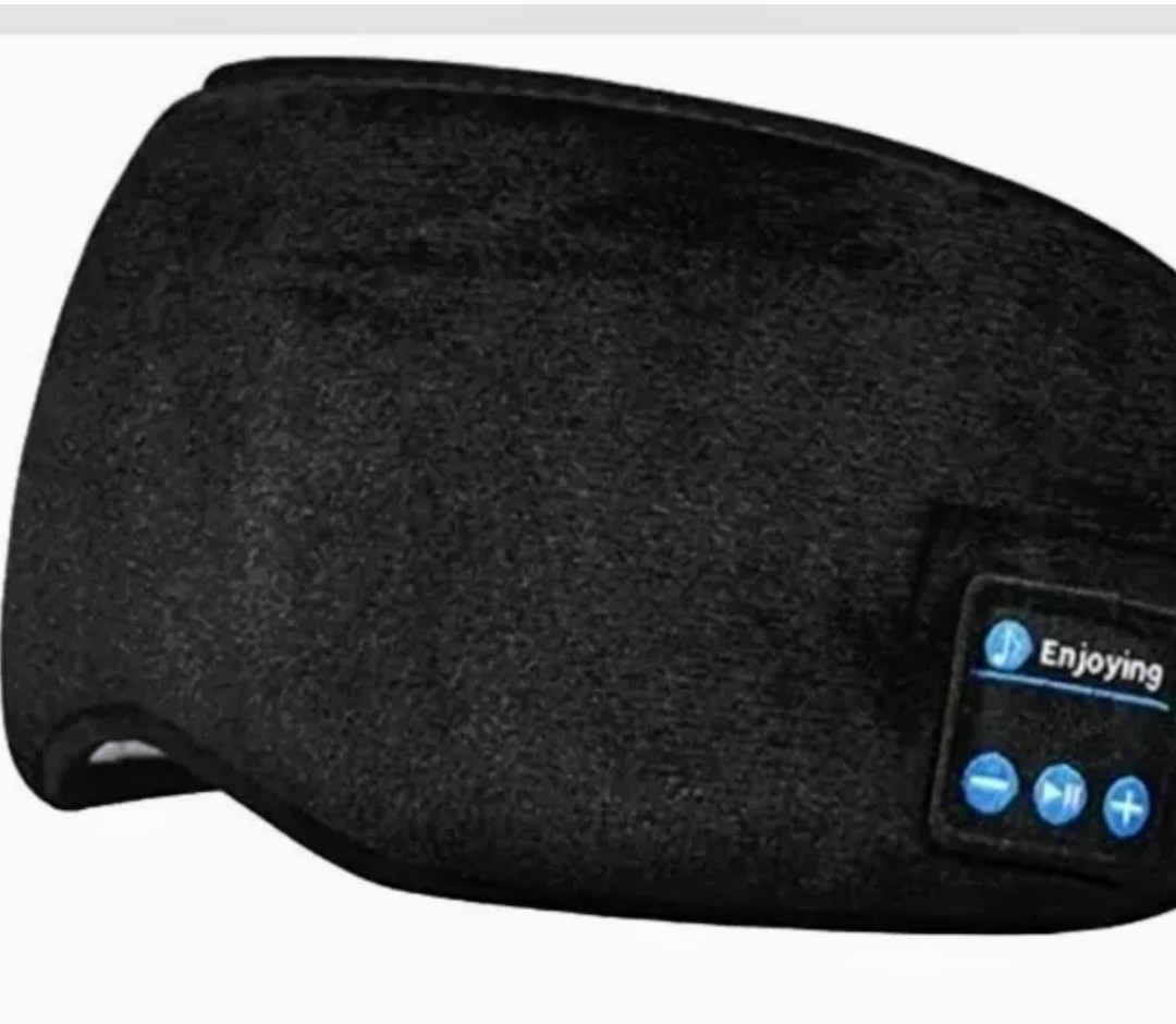 3D Sleep Eye Masks Bluetooth/Music Grey/Black😴 (See Desc) - photo 5