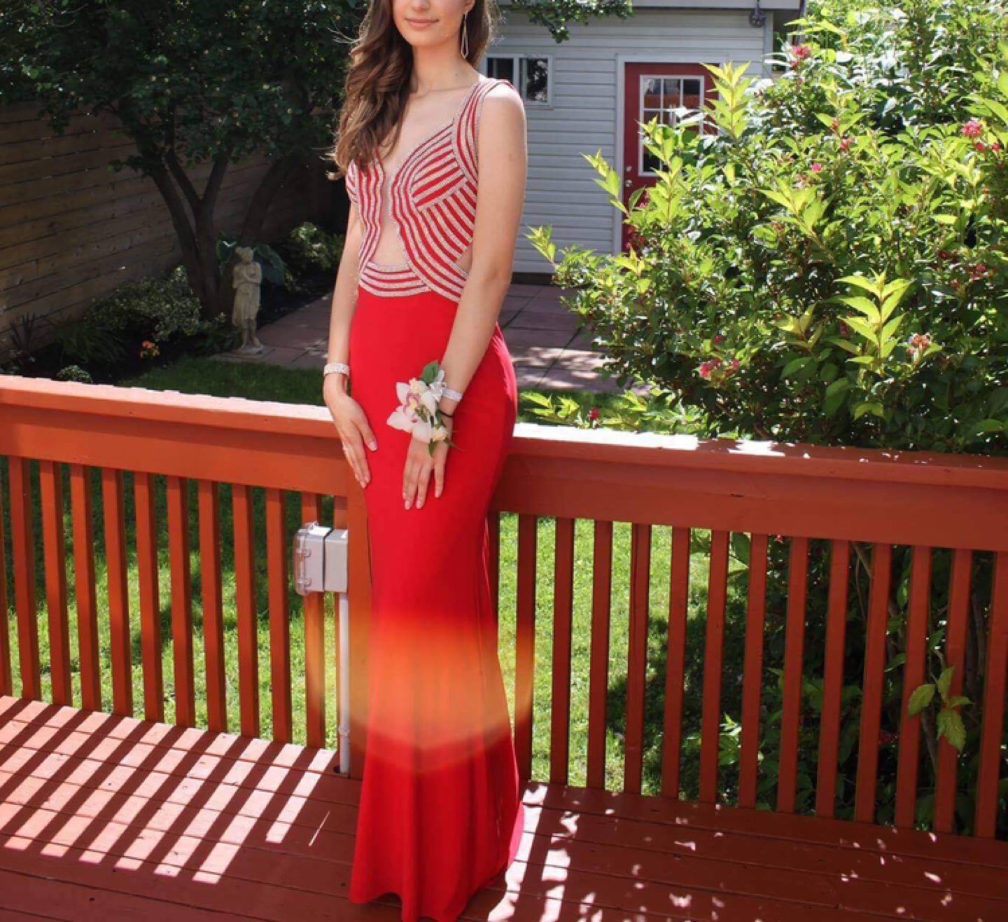 Glamorous Red Prom Dress image indicator(2)