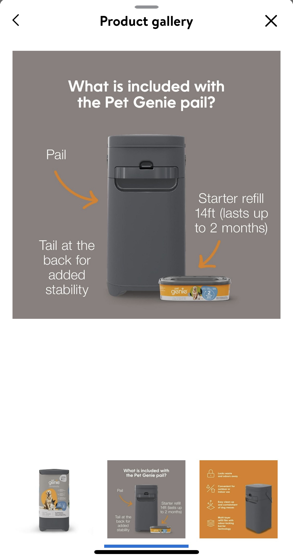 NEW Pet Waste Disposal System with a refill (UV protection) - photo 2