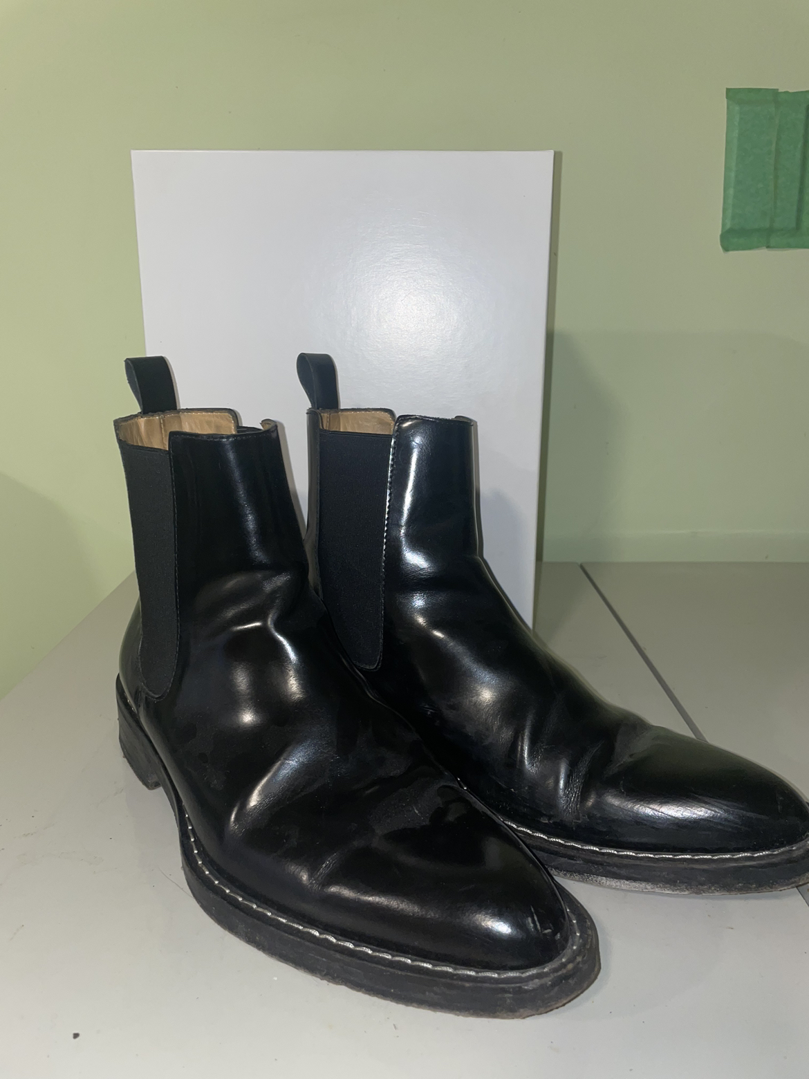 AMI Chelsea Leather Boots thumbnail