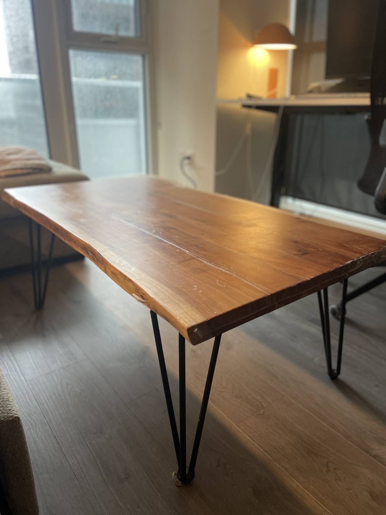 Wooden coffee table