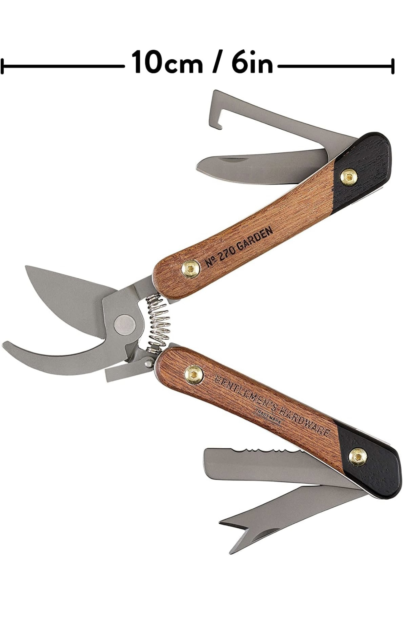Gentlemen’s Hardware Wood-Handled Multi-Tool, 7-in-1 - photo 4