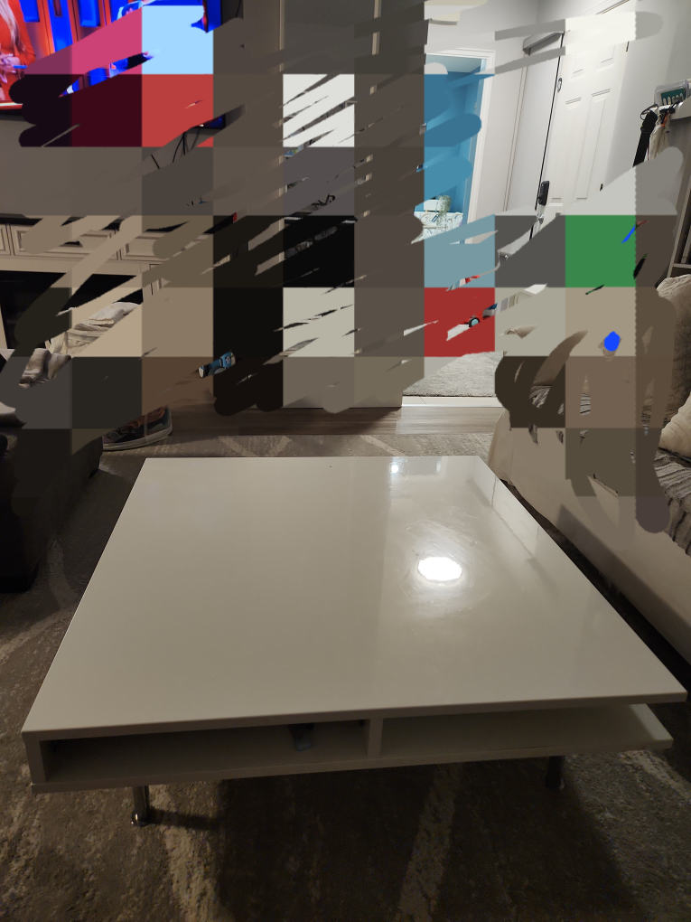 ikea white coffee table - photo 2