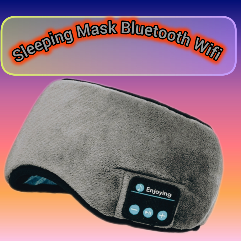 3D Sleep Eye Masks Bluetooth/Music Grey/Black😴 (See Desc) - photo 2