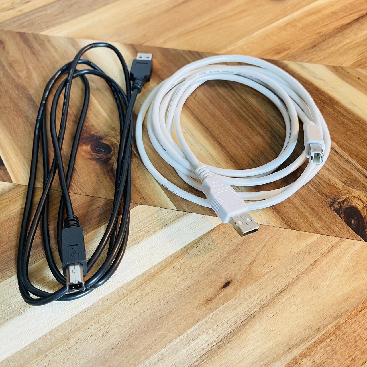 Printer Cables/ USB A - USB B Cables (2pcs) thumbnail