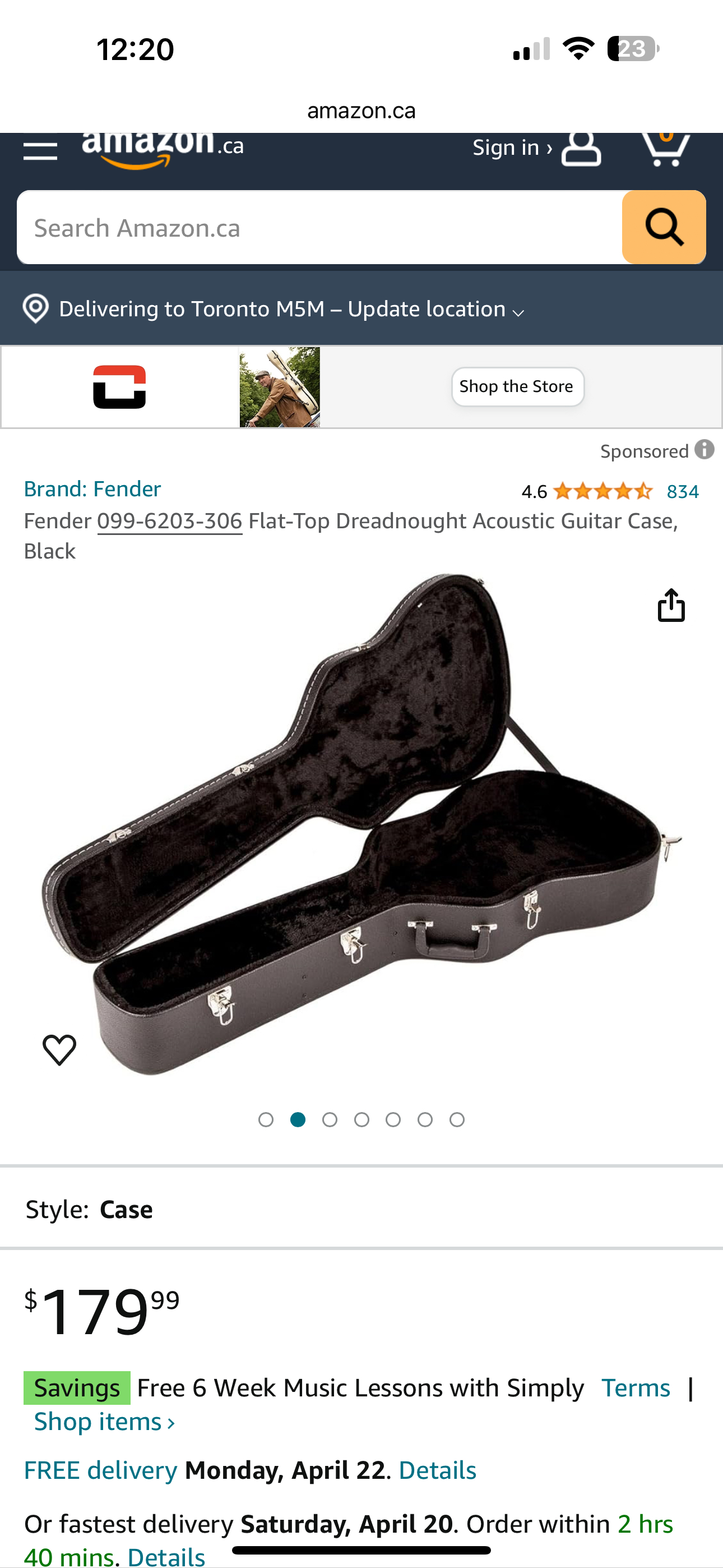 Guitar hard case like new - photo 3