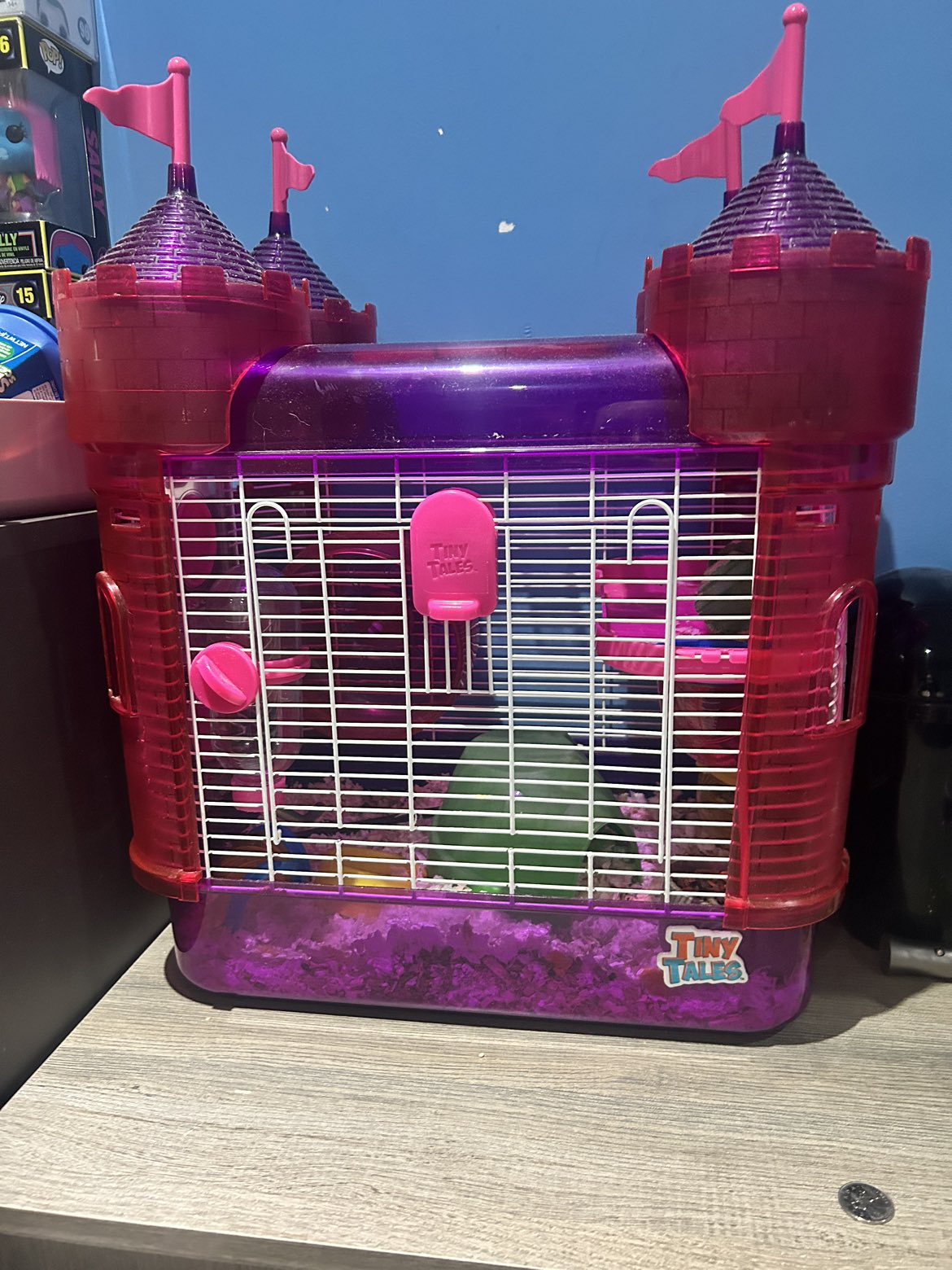 Hamster castle cage