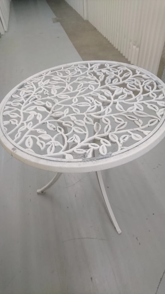 Cast Aluminum Small Patio Balcony Table 2 ft thumbnail