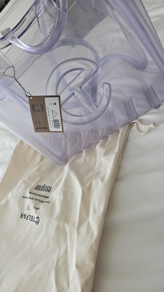 Melissa x Telfar Medium Jelly Shopper - Clear - photo 2