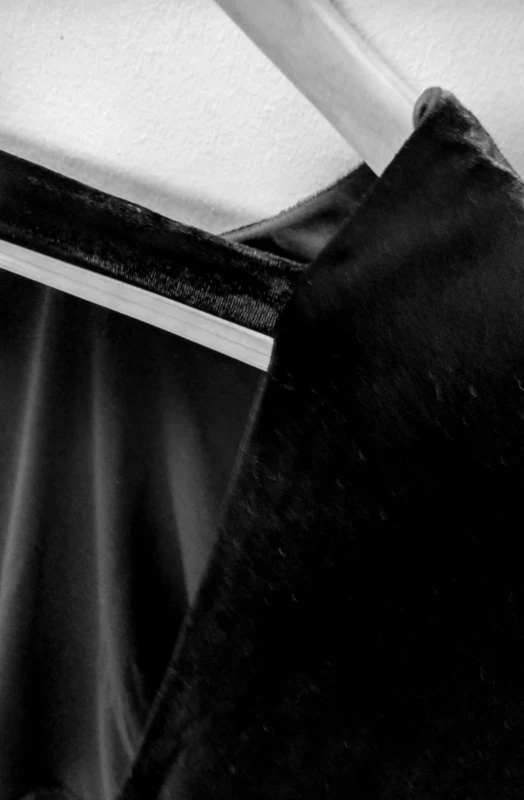 Elegant V Back Little Black Dress Velvet NWT - BRAND NEW W/ TAGS image indicator(5)